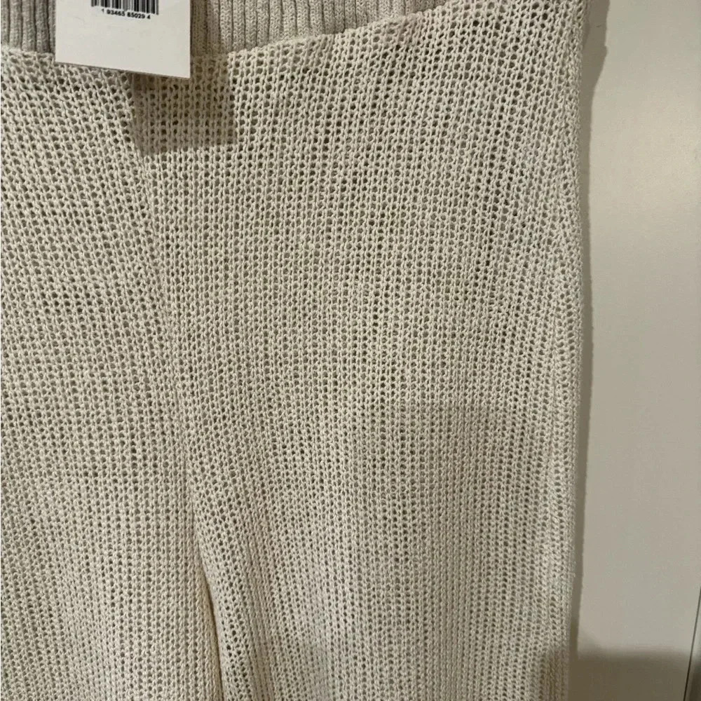 🍀 FREE PEOPLE HAILEY PANT NWT SIZE LARGE IN IVORY - Picture 3 of 6